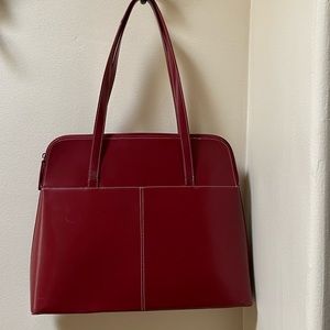 Kenneth Cole deep red handbag